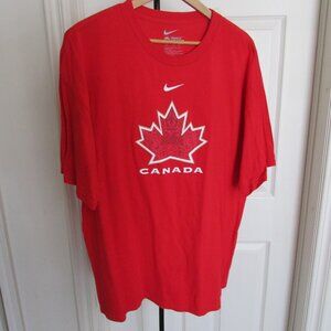 Nike Canada NHLPA Winter 2010 Olympics Gold Medal Hockey Tee, Red, Men's 2XL